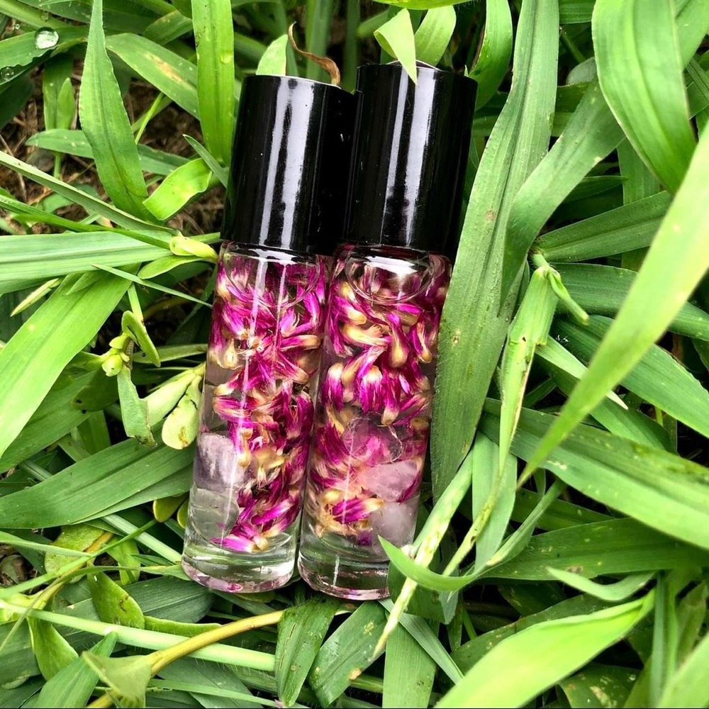 Allergy blend floral essential oil roller